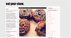 Desktop Screenshot of eatyourchow.com